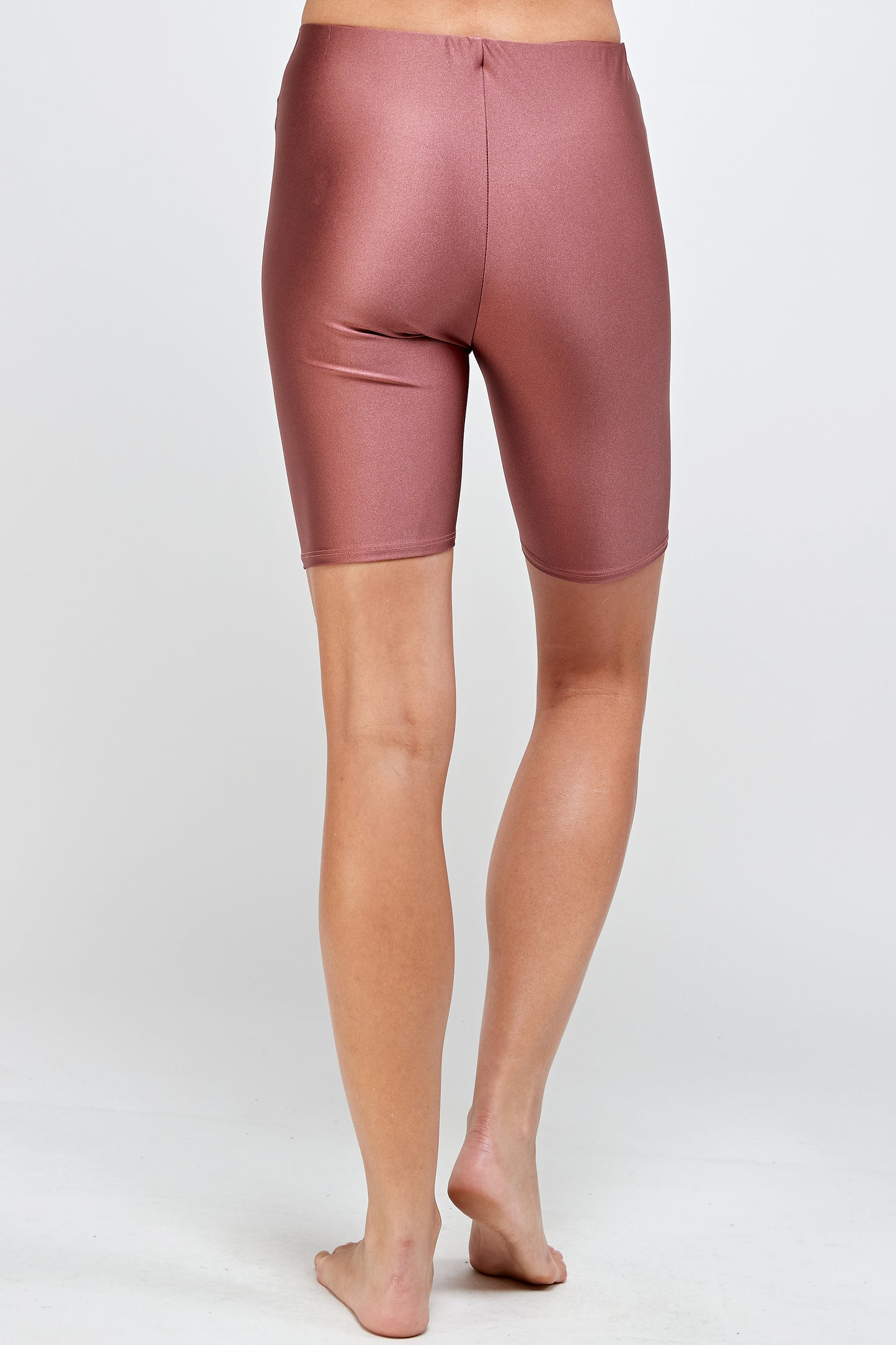 Rust High Waist Biker Shorts