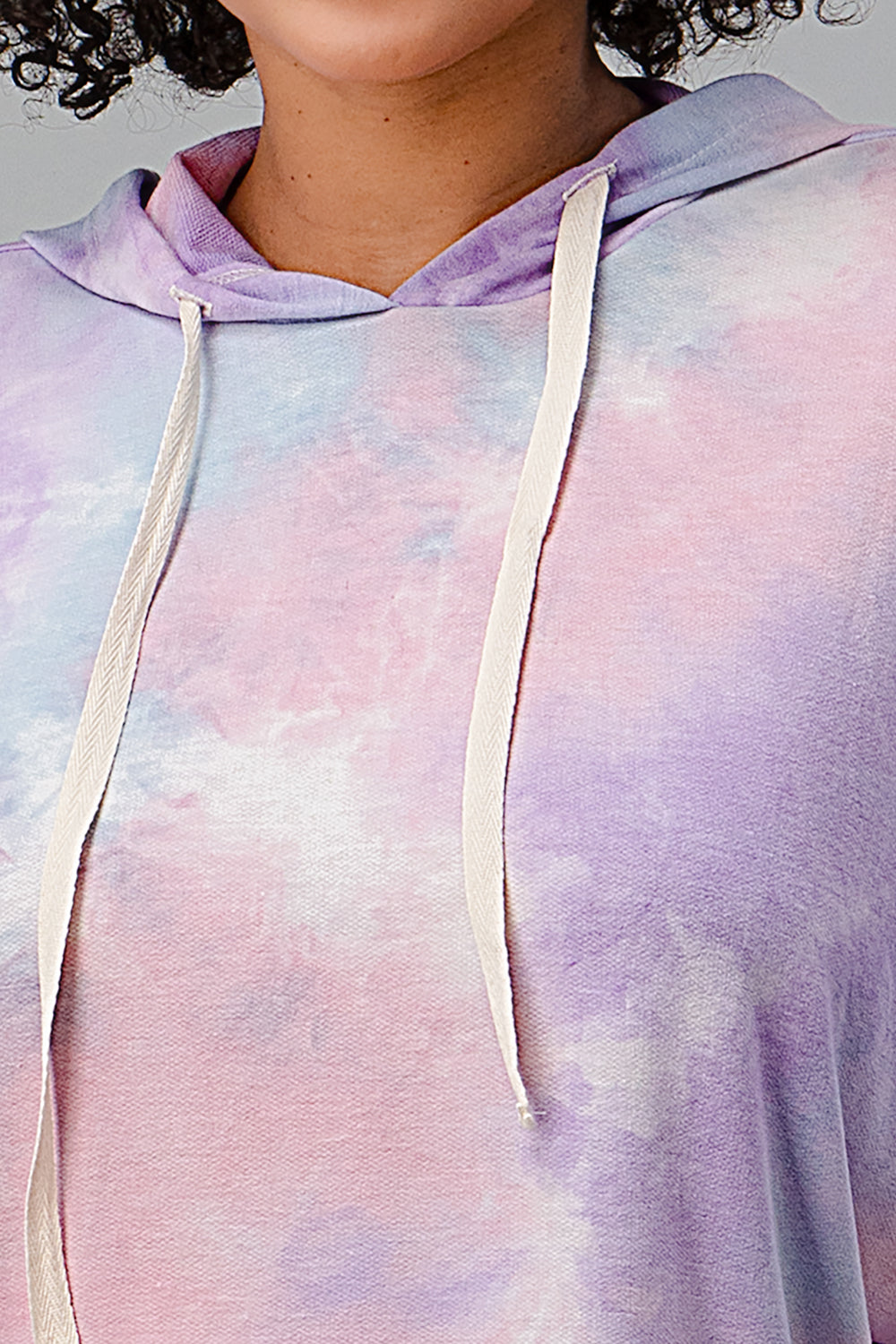 Purple / Blue Pastel Tie Dye Lounge Set