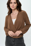 Long Sleeve Wrap Top