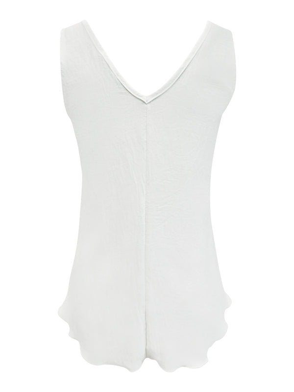 V-Neck Sleeveless Lightweight Top