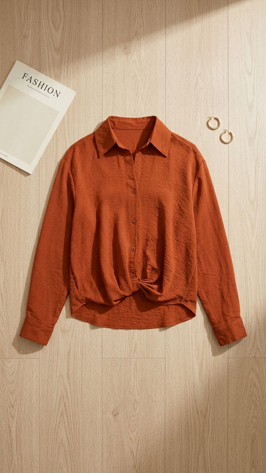 Rust Twist Front Top