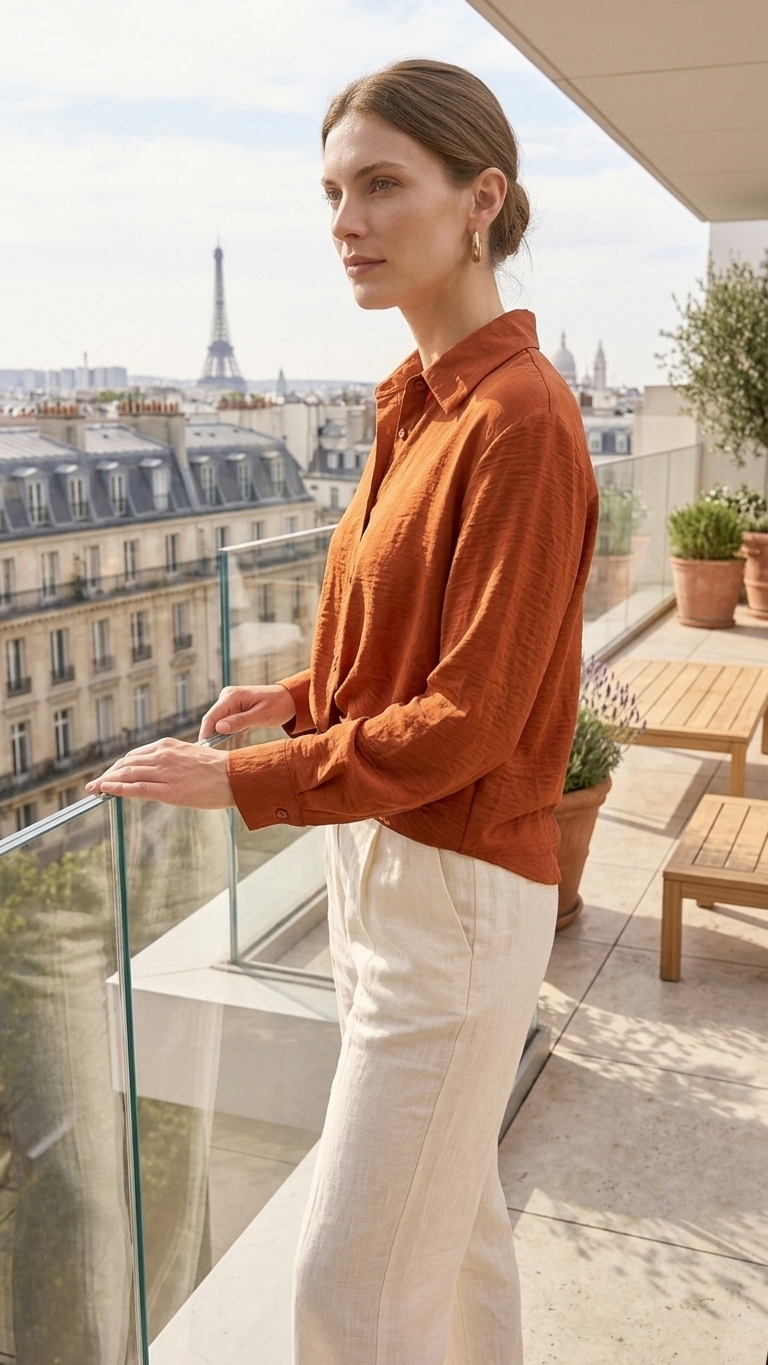 Rust Twist Front Top