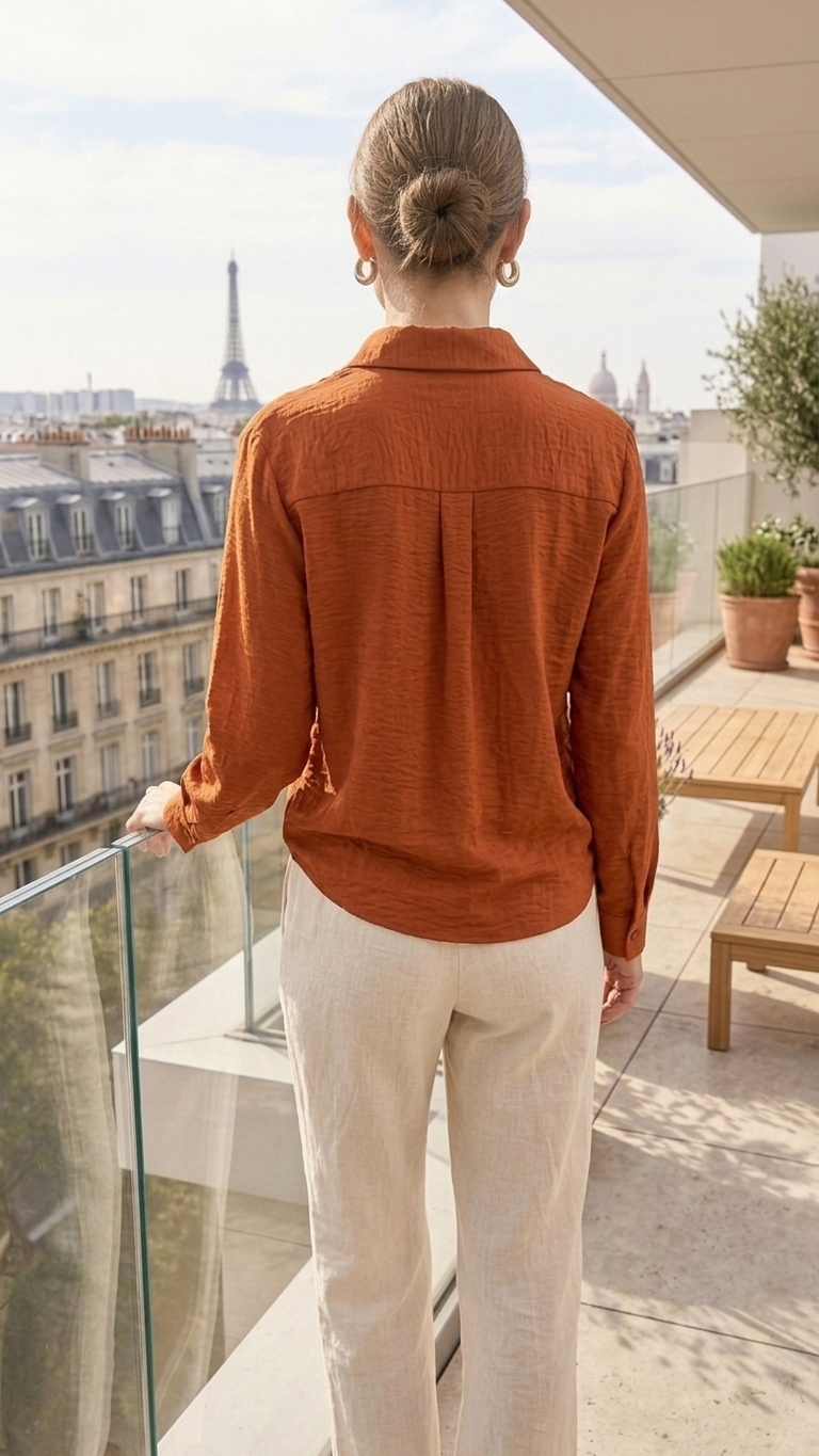 Rust Twist Front Top