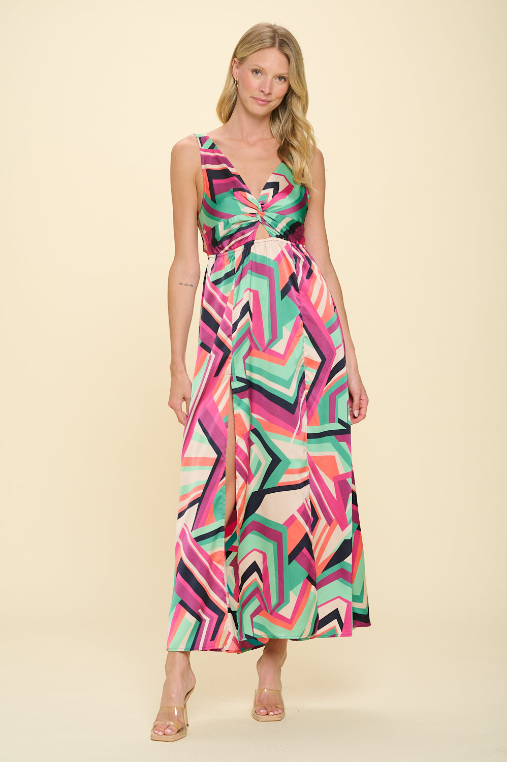 Magenta Bold Resort Maxi Dress
