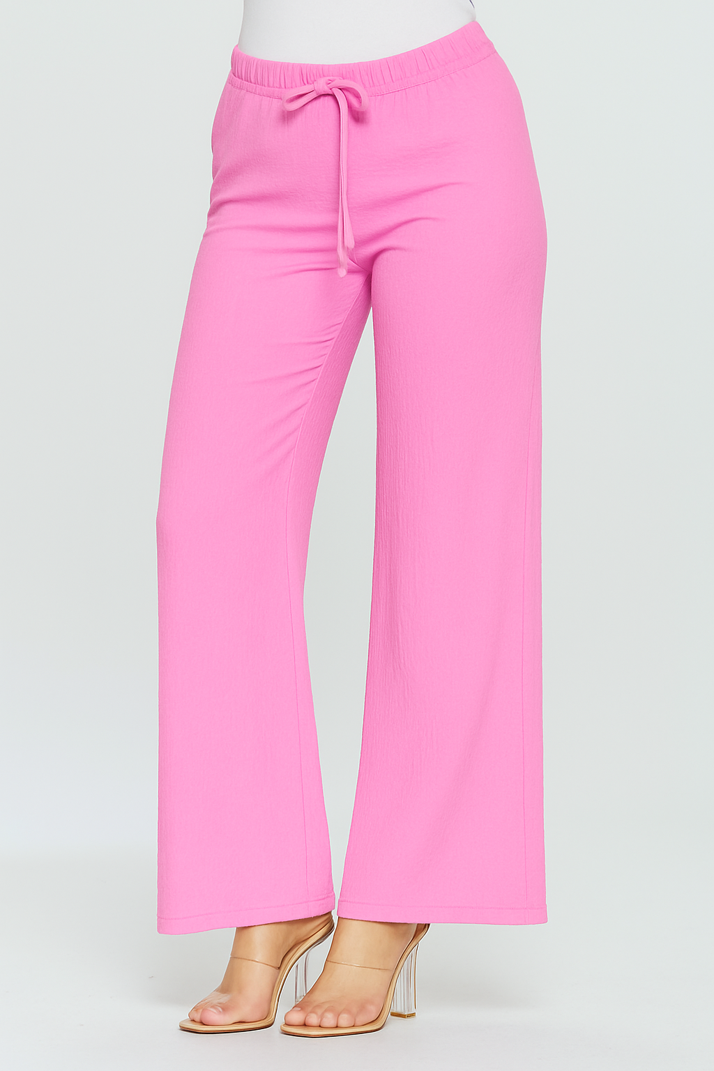 Bubble Gum Wide Leg Lounge Pants