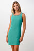 Embellished Neckline Sleeveless Shift Dress