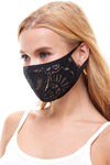 USA made fashion sexy lace face mask