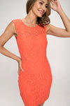 Sleeveless Lace Bodycon Dress