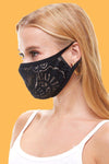 USA made fashion sexy lace face mask