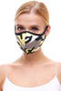 USA made Camouflage fashion cloth fabric face masks