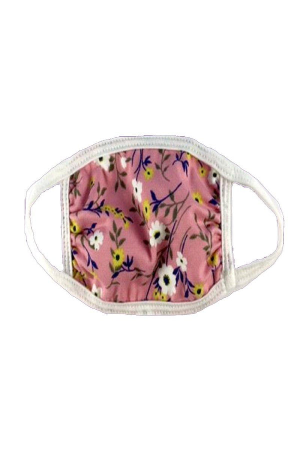 Baby Toddler Face mask with Floral ditsy ear loop cloth fabric face mask