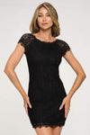 Women's lace mini dress