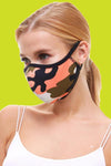 Camouflage fashion cloth fabric face masks