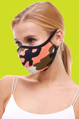 USA made Camouflage fashion cloth fabric face masks