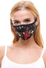 USA made fashion sexy lace face mask