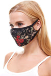 USA made fashion sexy lace face mask