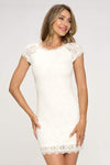 Women's lace mini dress