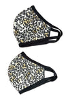 Animal leopard fashion mask single layer ear loop washable reusable fabric face mask - amazon