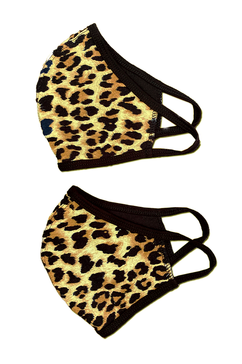 Animal leopard fashion mask single layer ear loop washable reusable fabric face mask - amazon