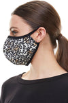 Leopard animal fashion washable reusable breathable fabric ear loop fabric face masks