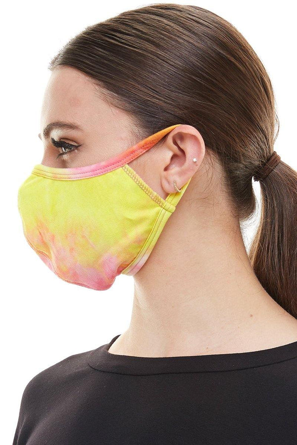 Fashion stretchable ear loops washable reusable fabric face mask