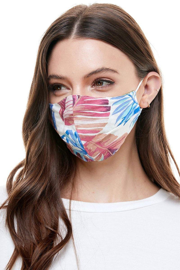 Reversible woven face mask reusable washable cloth mask