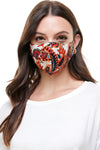 Reversible woven face mask reusable washable cloth mask