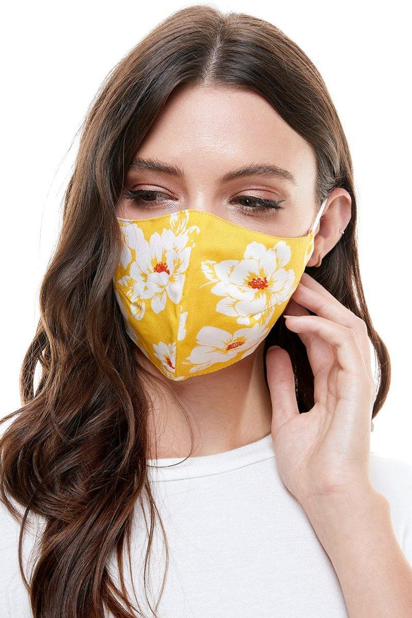 Reversible woven face mask reusable washable cloth mask