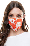 Reversible woven face mask reusable washable cloth mask