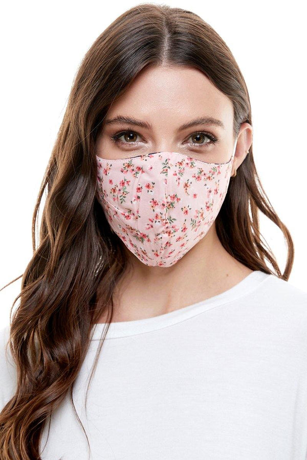 Reversible woven face mask reusable washable cloth mask