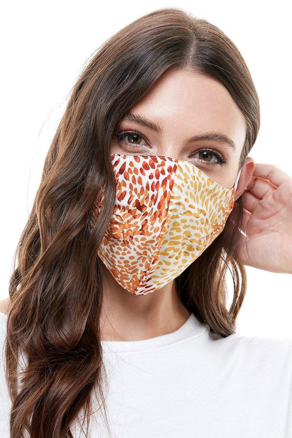 Reversible woven face mask reusable washable cloth mask