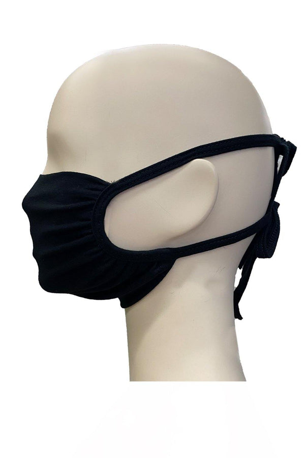 Cloth tie face covering washable reusable anti-dust shield face mask