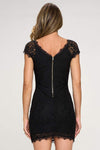 Women's lace mini dress