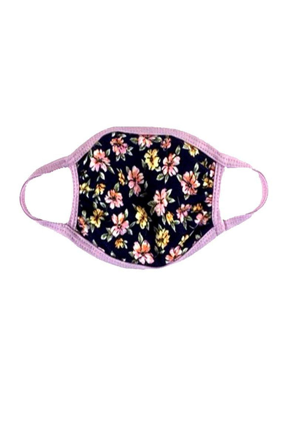 Baby Toddler Face mask with Floral ditsy ear loop cloth fabric face mask