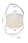 Stretchable elastic satin head loops washable reusable face mask