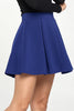 High-Waisted Pleated Skater Skirt