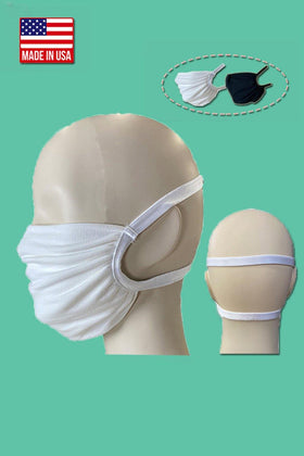 Stretchable elastic head loop washable reusable anti-dust shield mask